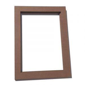 Cadre A3 en carton recyclé avec ouverture intérieure nette. Compatible photos, impressions A3, affiches et créations graphiques.
