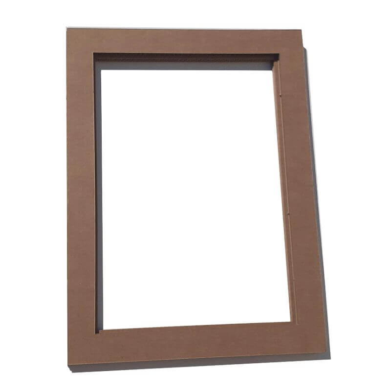 Cadre A3 en carton recyclé avec ouverture intérieure nette. Compatible photos, impressions A3, affiches et créations graphiques.