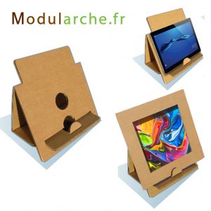 Chevalet de présentation A4 en carton pour œuvre d’art